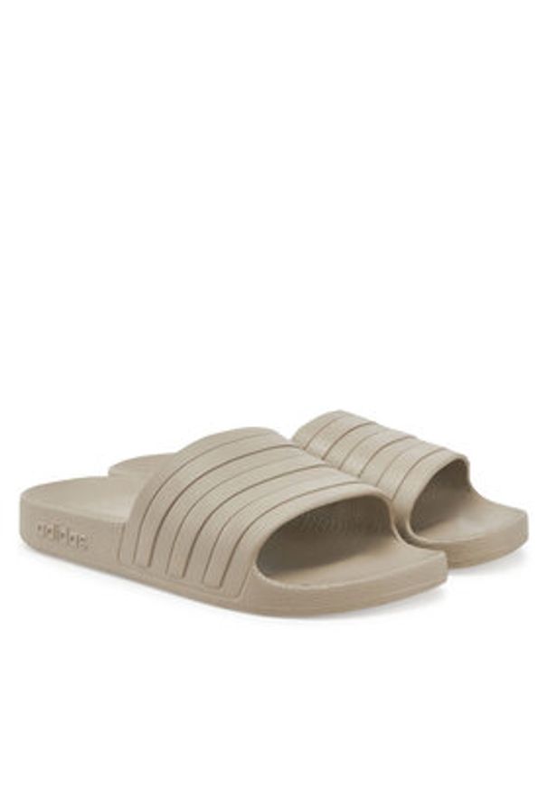 Adidas - adidas Klapki adilette IE1456 Beżowy. Kolor: beżowy
