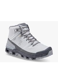 Buty trekkingowe damskie On Running Cloudrock 2 Wodoodporne Jasnoszare. Kolor: szary