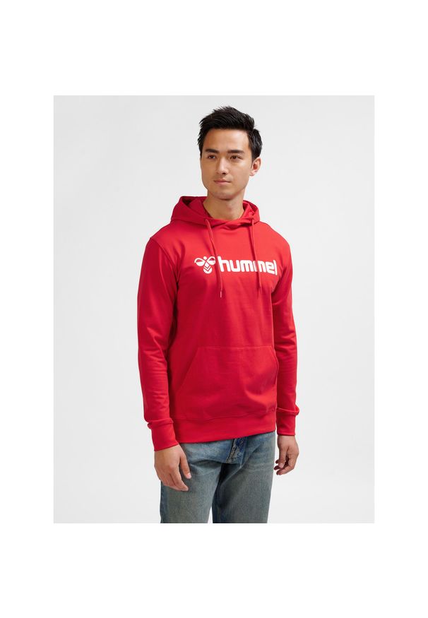 Bluza z kapturem Hummel Go 2.0 Logo. Typ kołnierza: kaptur. Kolor: wielokolorowy, czerwony, różowy. Materiał: materiał. Sport: fitness