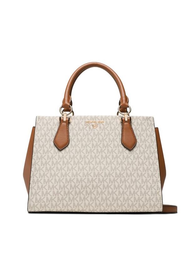 MICHAEL Michael Kors Torebka Marilyn 30S2G6AS2B Beżowy. Kolor: beżowy. Materiał: skórzane