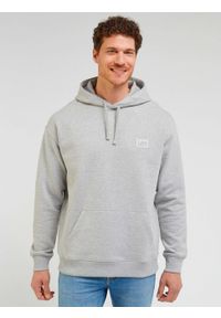 Lee - LEE MĘSKA BLUZA CORE LOOSE HOODIE SHARP GREY MELE 112341676 L84W011720 #1