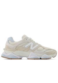 Buty unisex New Balance U9060AUA - beżowe. Kolor: beżowy. Materiał: guma, syntetyk, skóra, materiał. Szerokość cholewki: normalna. Sport: turystyka piesza