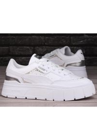 Buty damskie sportowe do chodzenia Puma MAYZE LUXE. Kolor: biały. Sport: turystyka piesza