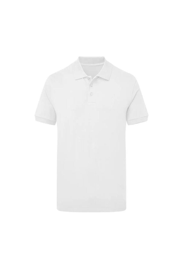SG - Męska Koszulka Polo Signature Stretch Bez Metki. Typ kołnierza: polo. Kolor: biały