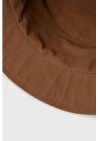 Trussardi Jeans - Trussardi kapelusz bawełniany kolor brązowy bawełniany. Kolor: brązowy. Materiał: bawełna #4