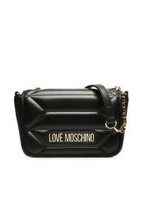 Love Moschino - LOVE MOSCHINO Torebka JC4056PP1HL1200A Czarny. Kolor: czarny. Materiał: skórzane #1