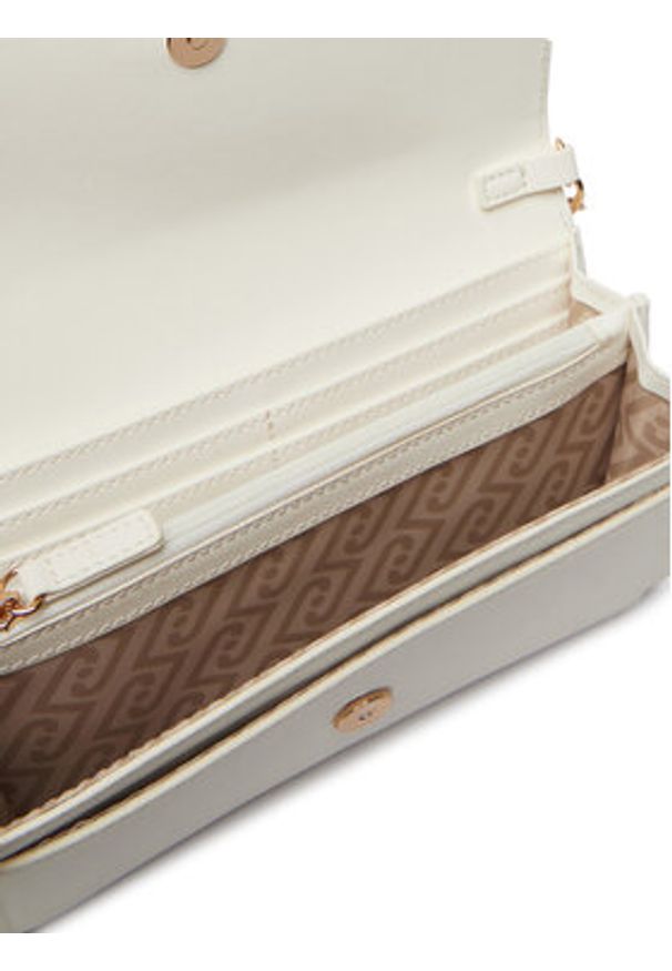 Liu Jo Portfel AA6191 ES029 Écru. Kolor: kremowy. Materiał: skóra