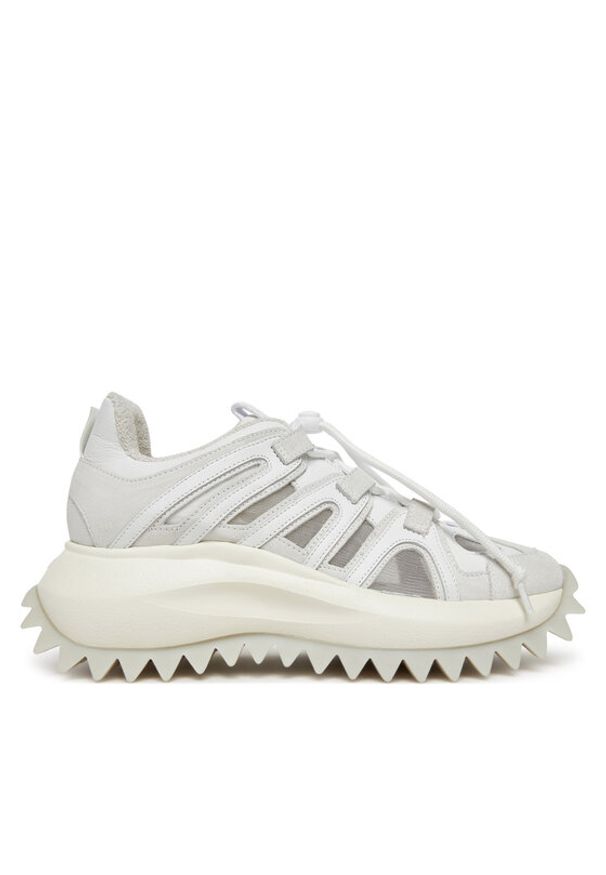 Vic Matié Sneakersy 1G3200D D22BQ3T175 Biały. Kolor: biały. Materiał: skóra, zamsz
