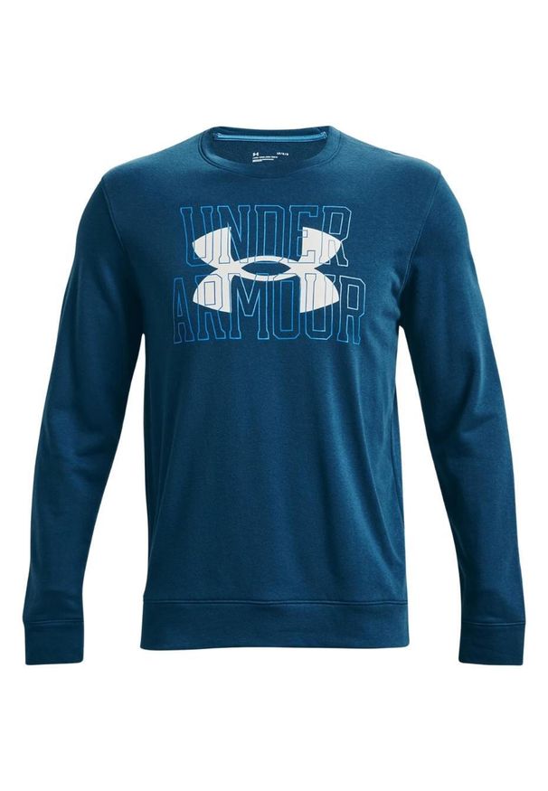 Bluza męska Under Armour UA Rival Terry Logo Crew. Kolor: niebieski. Styl: sportowy