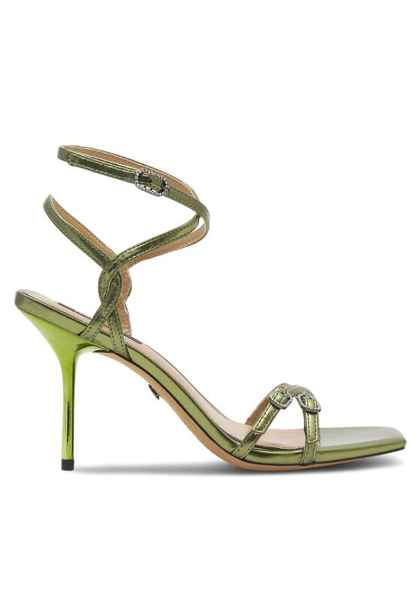 Nine West Sandały ZL23014CC Zielony. Kolor: zielony. Materiał: syntetyk