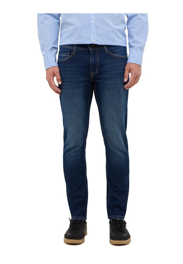 Męskie Spodnie jeansowe Mustang Style Oregon Slim Denim Blue 1016799 5000 803