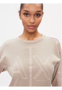 Armani Exchange Bluza 3DYM11 YJEBZ 1786 Beżowy Regular Fit. Kolor: beżowy. Materiał: bawełna #4