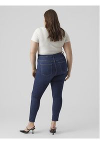 Vero Moda Curve Jeansy Phia 10285012 Granatowy Skinny Fit. Kolor: niebieski