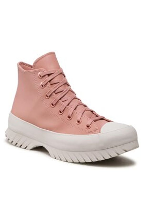 Converse Botki Chuck Taylor All Star Lugged 2.0 Hi A02879C Różowy. Kolor: różowy. Materiał: skóra
