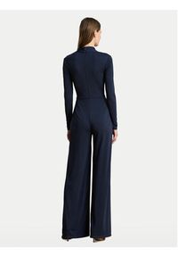 Lauren Ralph Lauren - LAUREN RALPH LAUREN Kombinezon 200980218001 Granatowy Wide Leg. Kolor: niebieski. Materiał: syntetyk