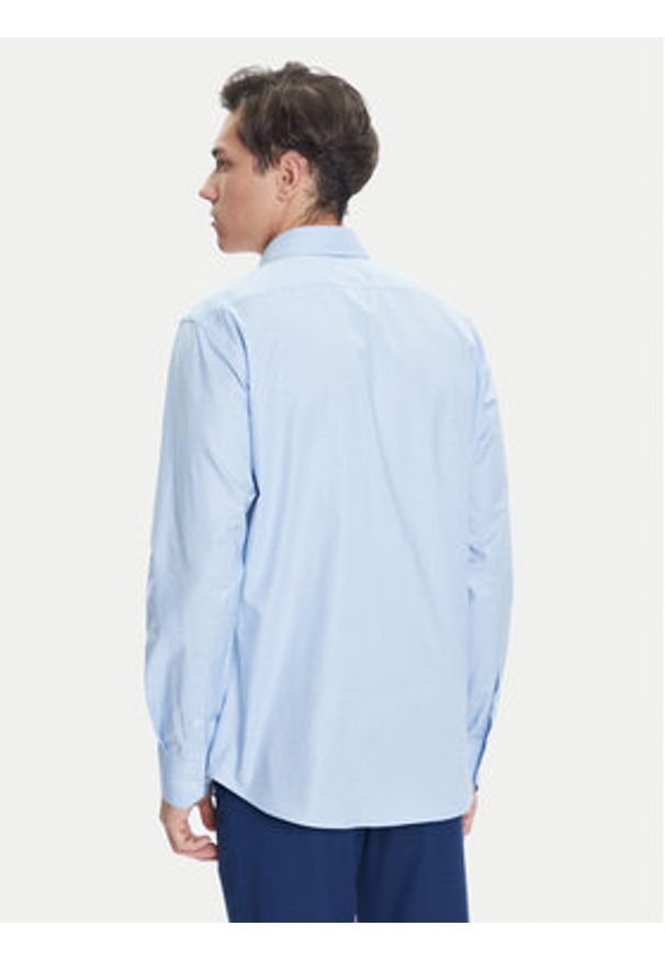 BOSS Koszula H-Joe 50519887 Błękitny Regular Fit. Kolor: niebieski. Materiał: bawełna