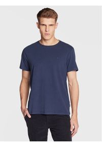 Blend T-Shirt Dinton 20714824 Granatowy Regular Fit. Kolor: niebieski. Materiał: bawełna