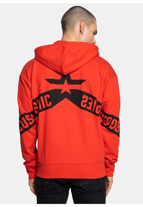Bluza męska Diesel S Alby Zip A1 (00SW9F-0IAJH-41S). Kolor: czerwony