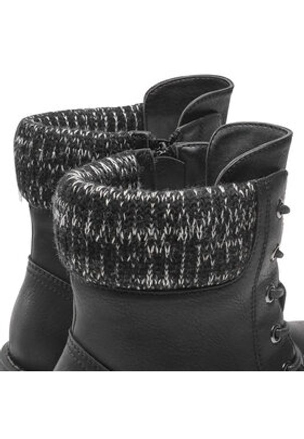 Clara Barson Trzewiki WS5898-10 Czarny. Kolor: czarny. Materiał: skóra