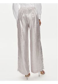 Dixie Spodnie materiałowe PDEPJNA Srebrny Relaxed Fit. Kolor: srebrny. Materiał: syntetyk #4