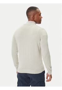 Aeronautica Militare Sweter 252MA1578UL00506 Beżowy Regular Fit. Kolor: beżowy. Materiał: bawełna #5