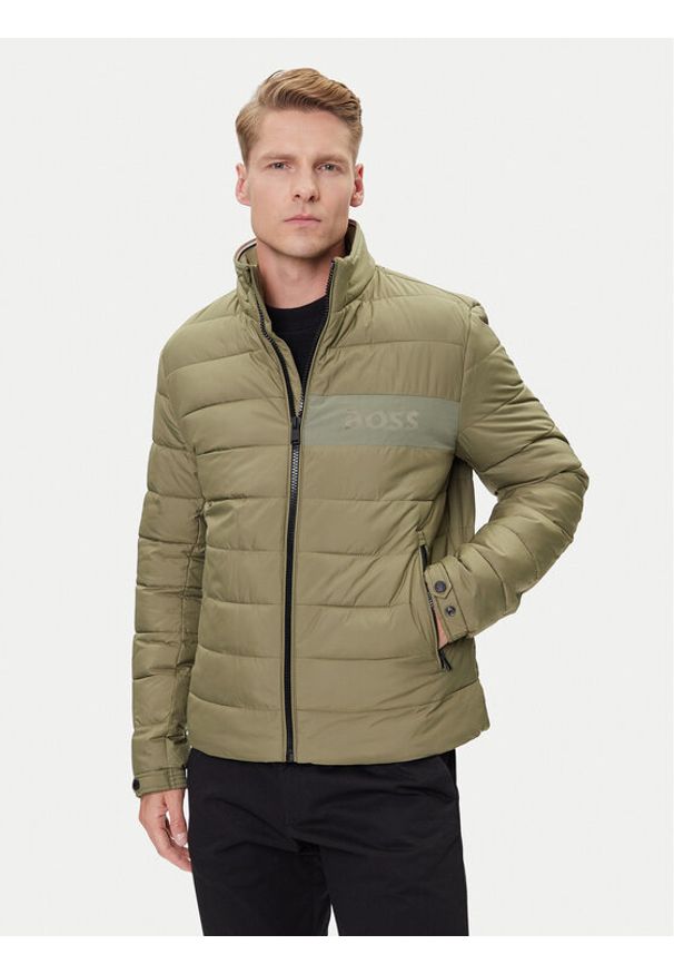 BOSS Kurtka przejściowa H-Cenitos 50519237 Zielony Regular Fit. Kolor: zielony. Materiał: syntetyk