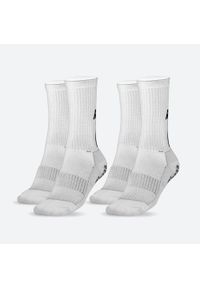 RINAT - Sportowa skarpeta antypoślizgowa ANTISLIP SOCKS dla dorosłych Biały Zestaw 2. Kolor: czarny, biały, wielokolorowy. Sport: piłka nożna