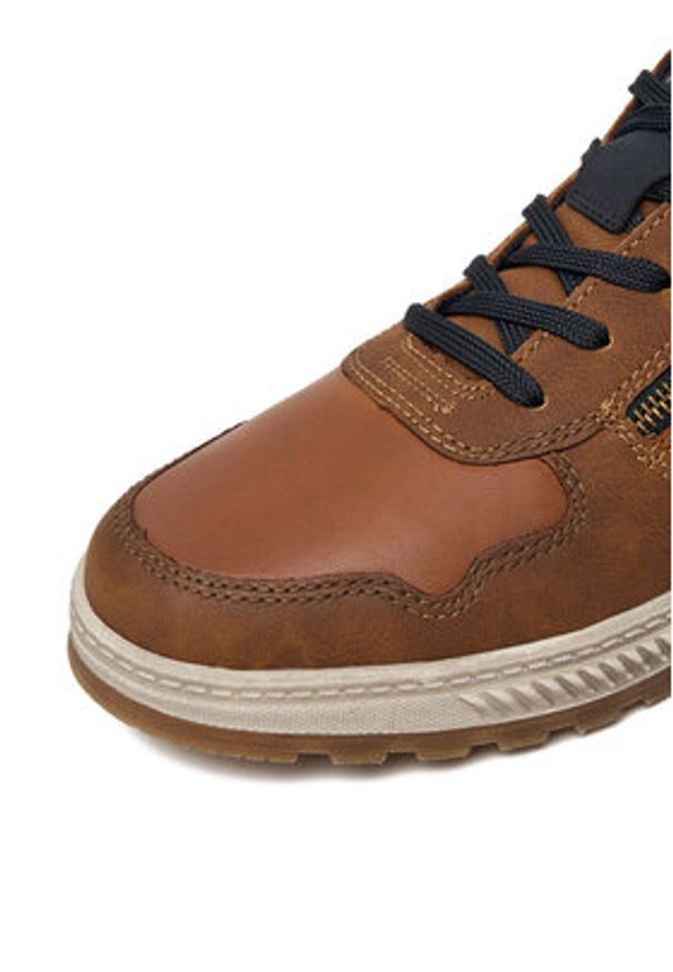 Rieker Sneakersy 37029-25 Brązowy. Kolor: brązowy. Materiał: syntetyk, materiał