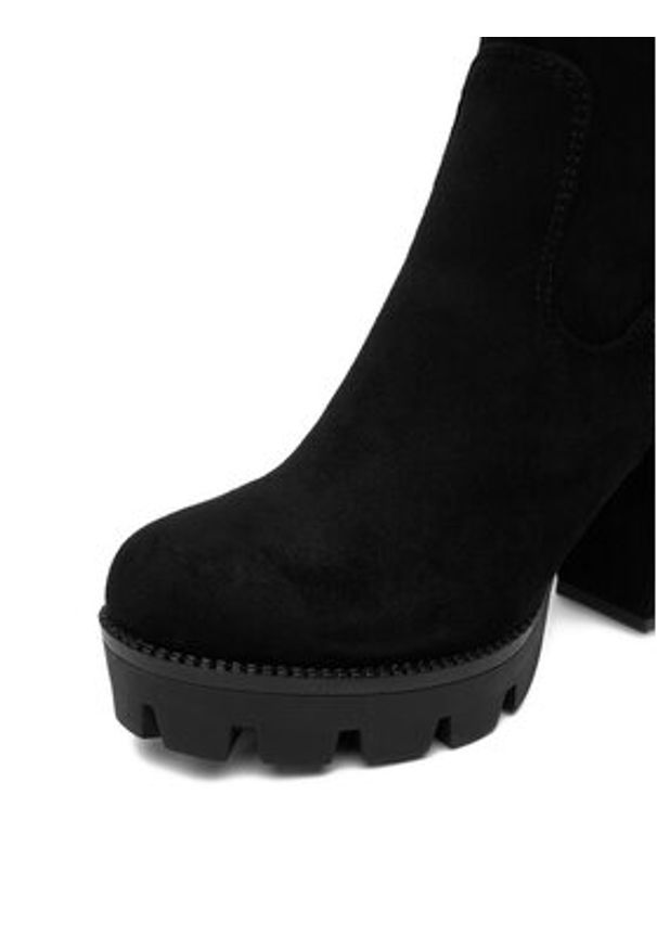 DeeZee Kozaki 23759-7-BLACK SU Czarny. Kolor: czarny. Materiał: materiał