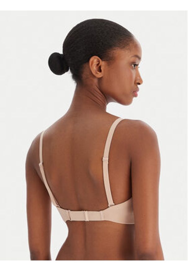 Wonderbra Biustonosz push-up WB0000J5 Beżowy. Kolor: beżowy. Materiał: syntetyk. Rodzaj stanika: push-up