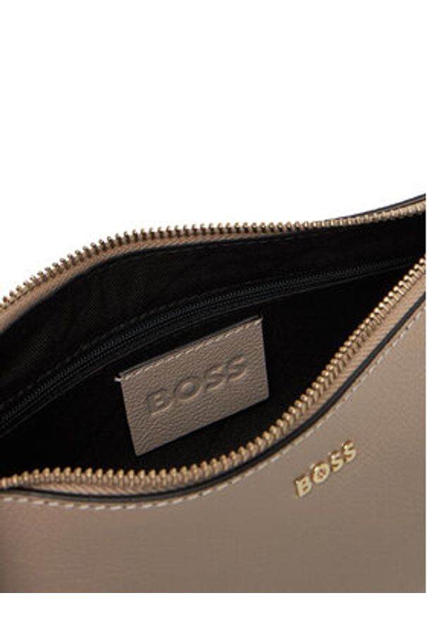 BOSS Torebka Alyce 50535986 Beżowy. Kolor: beżowy. Materiał: skórzane