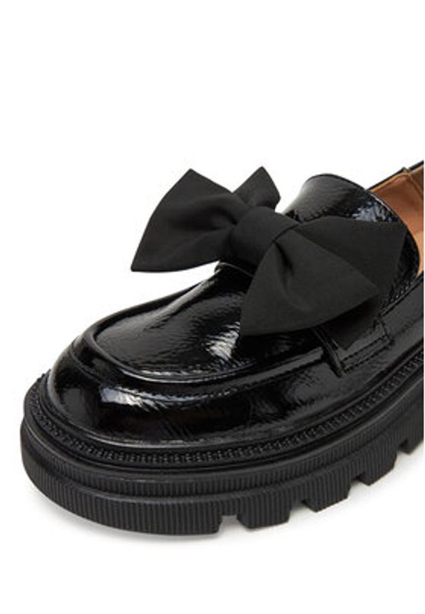 DeeZee Loafersy TYA56-J128 Czarny. Kolor: czarny. Materiał: skóra