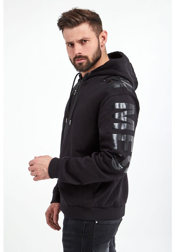 Les Hommes - Bluza męska LES HOMMES. Typ kołnierza: kaptur. Materiał: dresówka, bawełna, dzianina, skóra