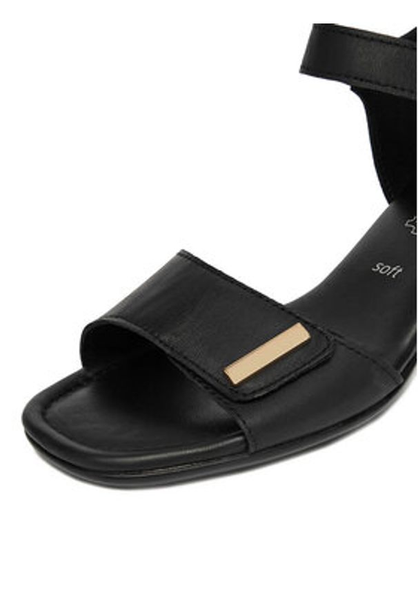 Remonte Sandały CEO-D1K54-00 Czarny. Kolor: czarny. Materiał: skóra