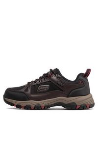 skechers - Skechers Sneakersy Cormack 204427/CHBK Brązowy. Kolor: brązowy. Materiał: skóra #5