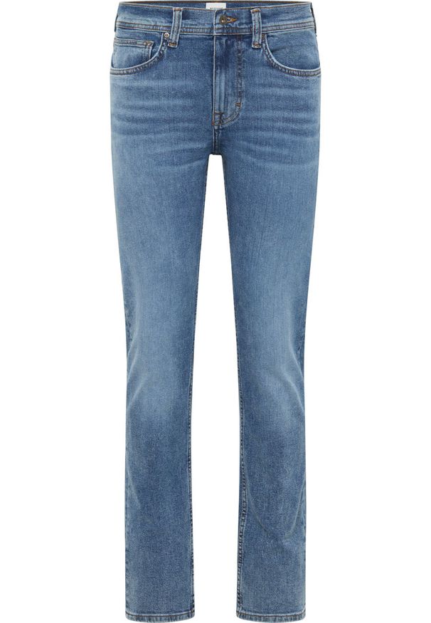 Mustang - Męskie Spodnie Jeansowe MUSTANG Orlando Slim Denim Blue 1014860 5000 884