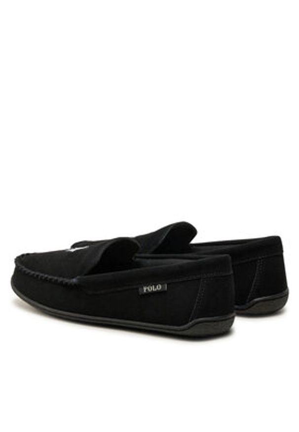Polo Ralph Lauren Mokasyny Brenan 843955400004 Czarny. Kolor: czarny. Materiał: zamsz, skóra