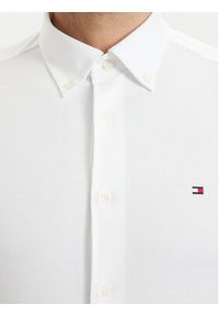 TOMMY HILFIGER - Tommy Hilfiger Koszula MW0MW43433 Biały Regular Fit. Kolor: biały. Materiał: syntetyk #5