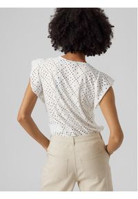Vero Moda T-Shirt 10286067 Biały Loose Fit. Kolor: biały. Materiał: syntetyk #2