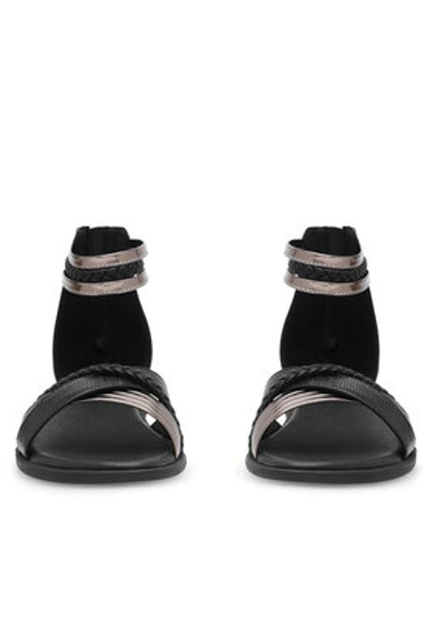 Clara Barson Sandały WS6112-05 Czarny. Kolor: czarny. Materiał: syntetyk, skóra