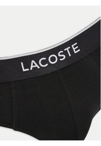 Lacoste Komplet 3 par slipów 8H1293 Czarny. Kolor: czarny. Materiał: bawełna