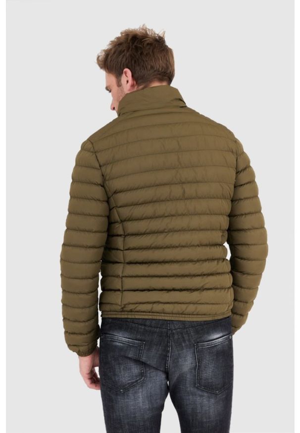 Invicta - INVICTA Zielona kurtka puchowa męska, Rozmiar XL. Kolor: zielony. Materiał: puch