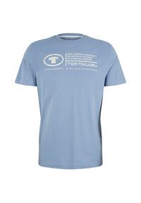 Tom Tailor T-Shirt 1035611 Błękitny Regular Fit. Kolor: niebieski #12