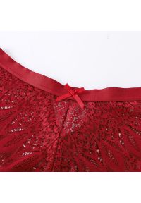 Intica - Figi damskie z ozdobną gumką na co dzień i specjalne okazje Edvige. Kolor: zielony. Materiał: materiał #2