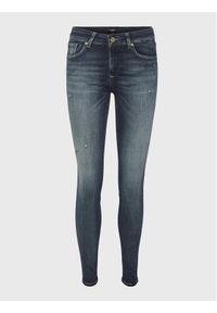 Vero Moda Curve Jeansy Lux 10281184 Granatowy Slim Fit. Kolor: niebieski