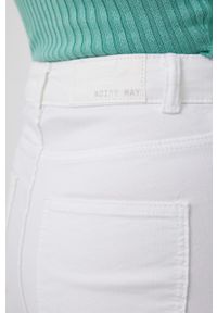 Noisy may - Noisy May jeansy Sallie damskie high waist. Stan: podwyższony. Kolor: biały #4