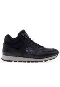 Buty Lee Cooper LCJ-23-31-3060M - czarne. Zapięcie: sznurówki. Kolor: czarny. Materiał: materiał, syntetyk, guma. Szerokość cholewki: normalna