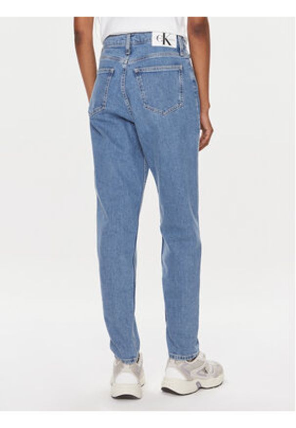 Calvin Klein Jeans Jeansy J20J221588 Niebieski Mom Fit. Kolor: niebieski