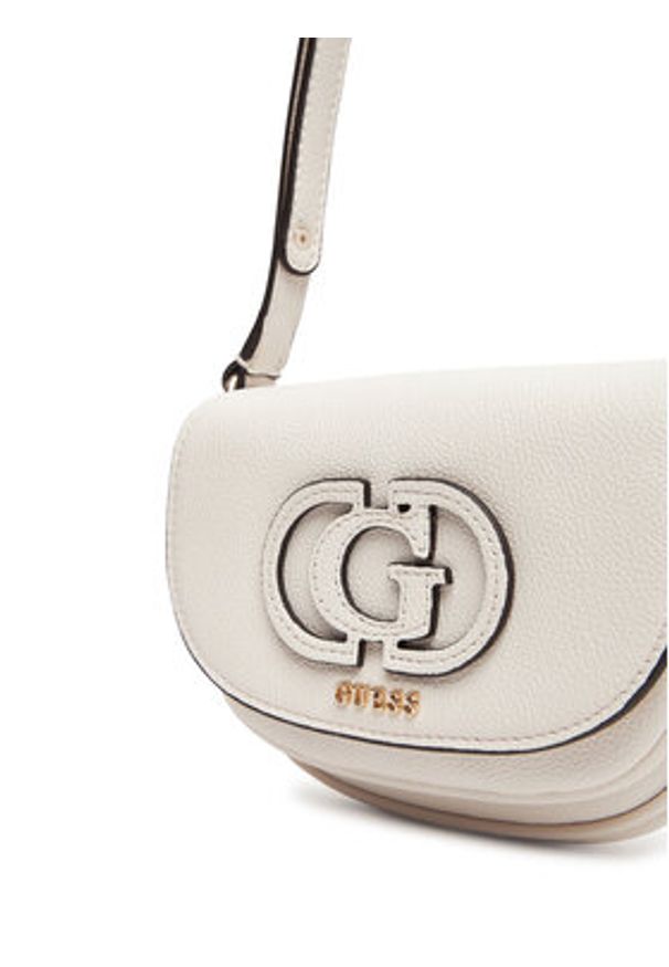 Guess Torebka Calebra Mini HWBG95 36780 Biały. Kolor: biały. Materiał: skórzane