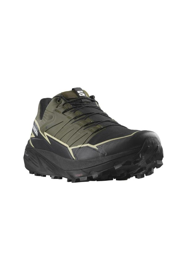 salomon - Męskie buty do biegania w terenie Salomon Thundercross Gtx. Kolor: zielony, czarny, wielokolorowy